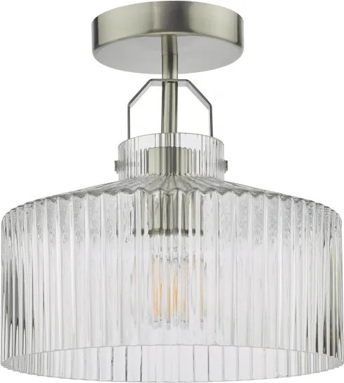 Där Lighting LEN4846 - Lustră aplicată LENKA 1xE27/60W/230V crom mat