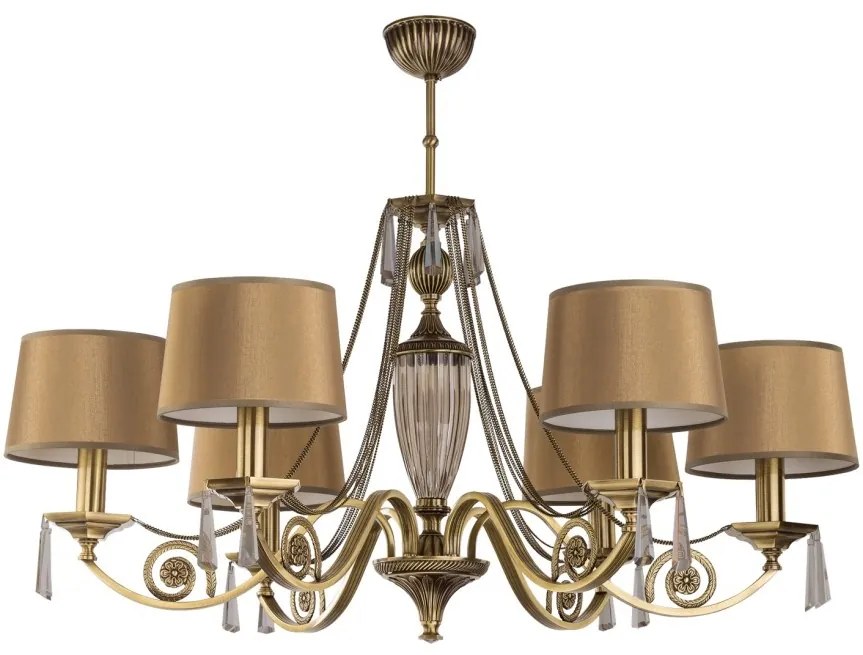 Candelabru 6 brate design clasic cristal Asfour Monza