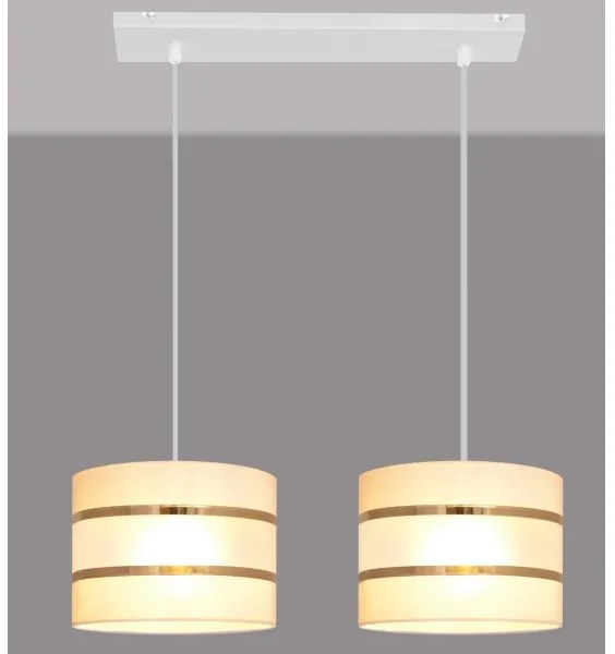 Lustră pe cablu HELEN 2xE27/15W/230V crem