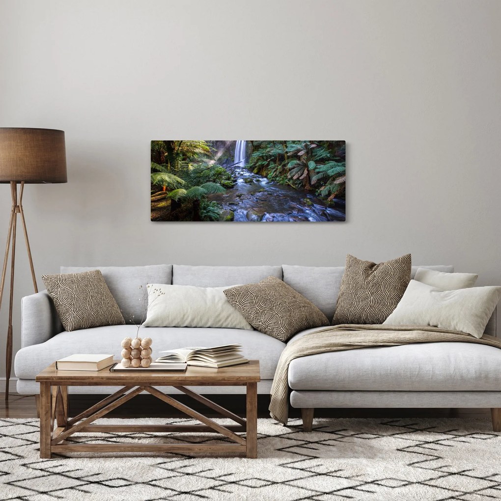 Tablou cu pădurea ploilor din Austalia (120x50 cm)