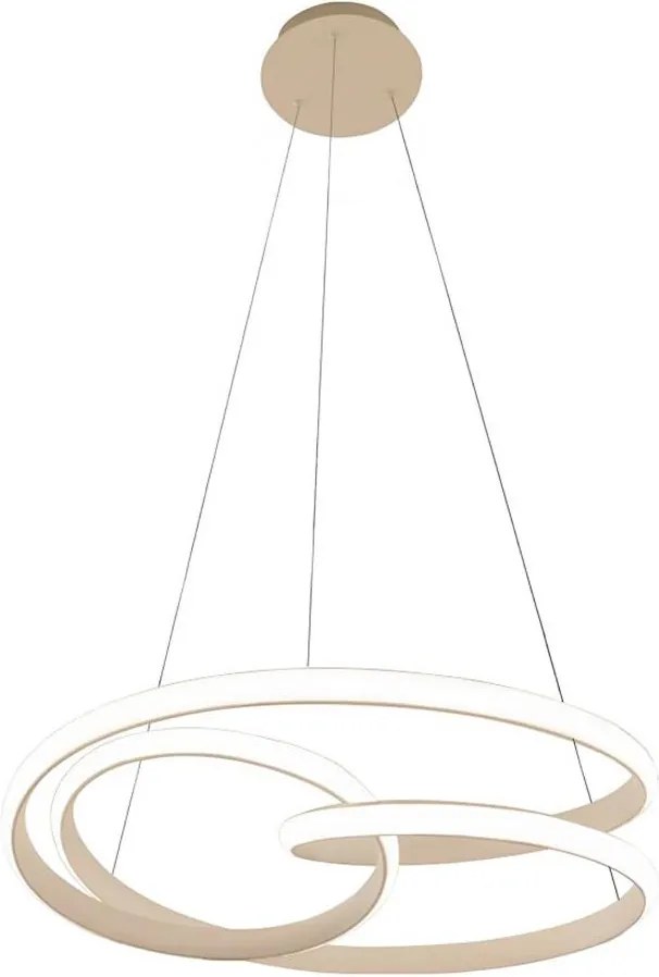 Lustră LED suspendată pe cablu RIBBON LED/42W/230V bej