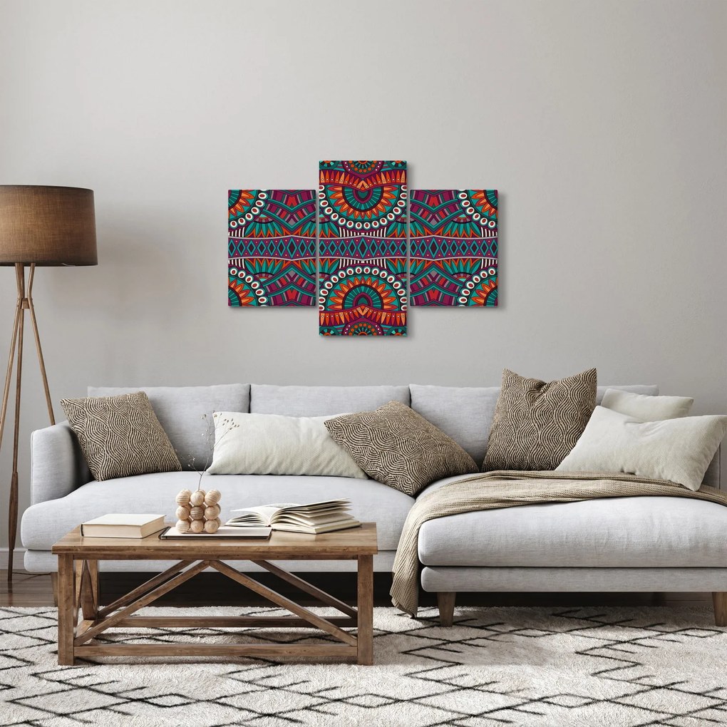 Tablou cu bastracție ornamentală (90x60 cm)