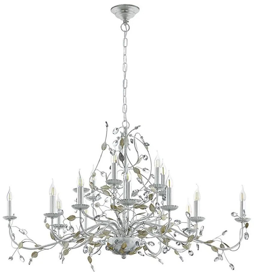 Eglo 49828 - Lustra cu lant FLITWICK 1 15xE14/40W/230V