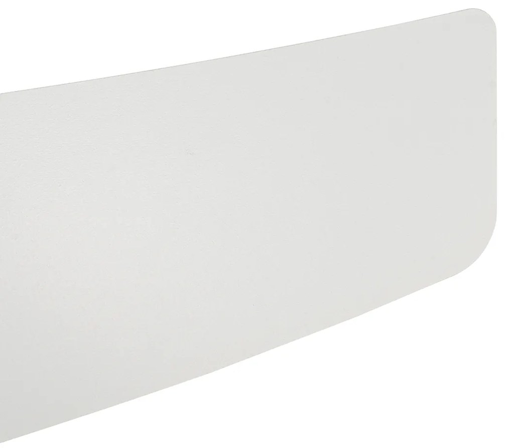 Ventilator inteligent de tavan alb cu imprimeu de lemn 132cm incl. LED Dimmabil cu telecomandă - Cool