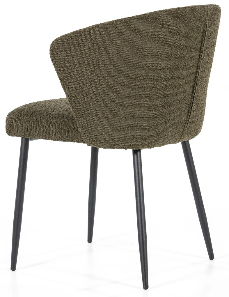 Scaun tapitat Santos verde