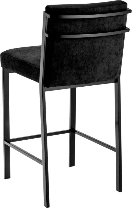 Scaun de bar LUX cu tapiterie din catifea Scott 66cm bronz 110425 HZ