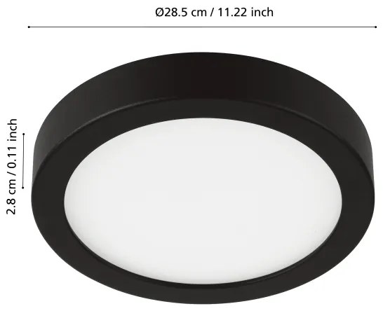 Eglo 98847 - Corp de iluminat LED dimmabil pentru baie FUEVA-Z LED/19,5W/230V IP44