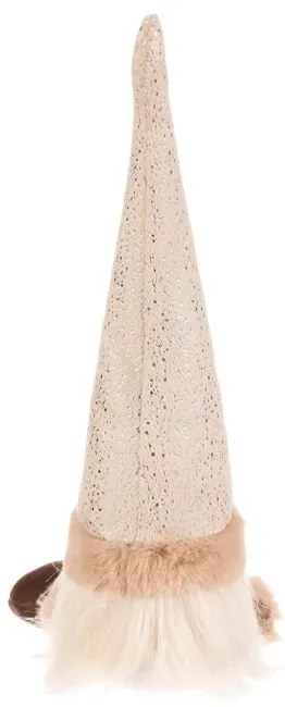 Decorațiuni de Crăciun Spiriduș cu picioareleatârnând, înălțime 40 cm, bej/maro, 40 cm