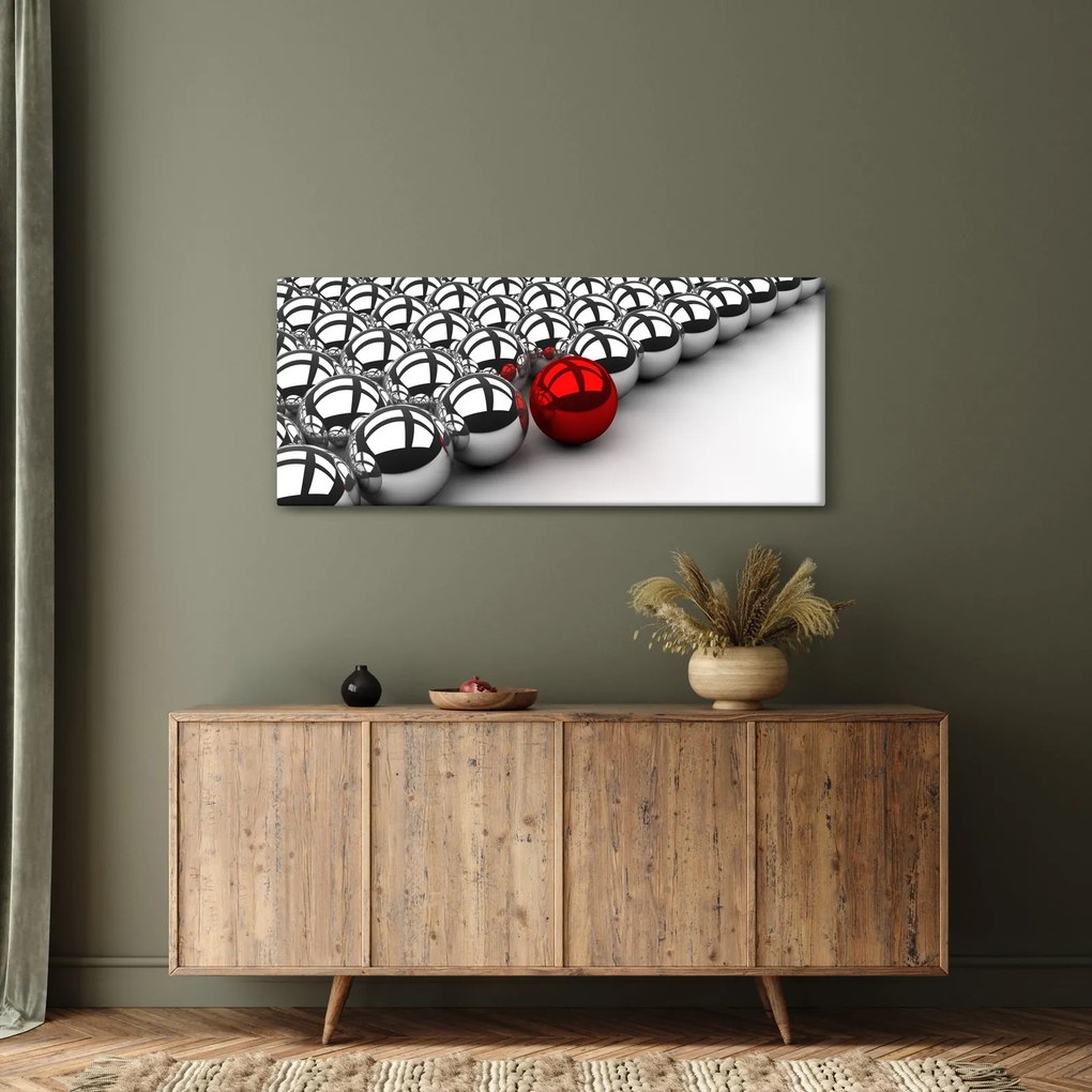Tablou cu bile lucioase (120x50 cm)