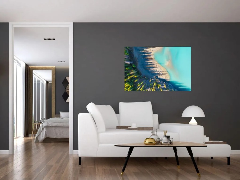 Tablou - Vedere la lac (90x60 cm)