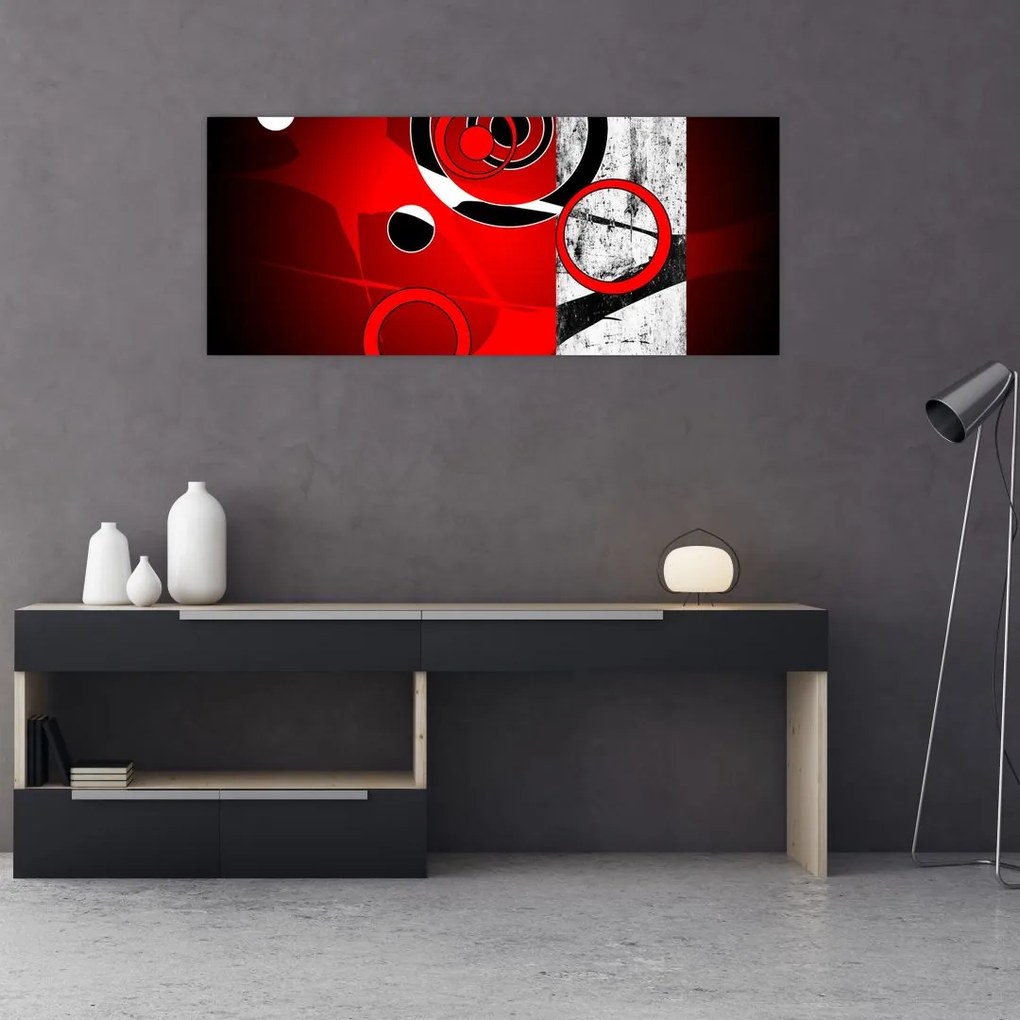 Tablou cu abstracție (120x50 cm)