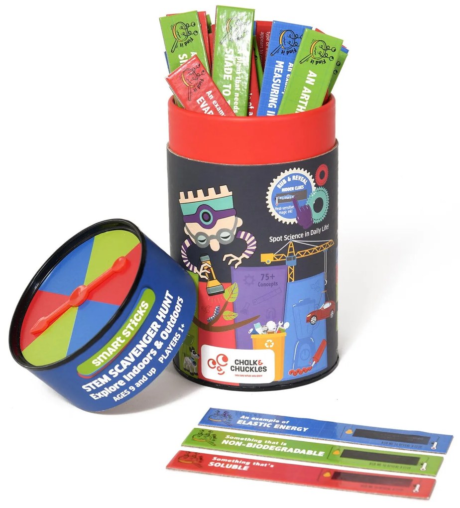 JOC SMART STICKS - VANATOAREA DE COMORI STEM - CHALK AND CHUCKLES (CCPPL065)