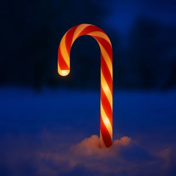 Set 5x decorațiuni LED de exterior pentru Crăciun LED/2W/230V IP44 roșii