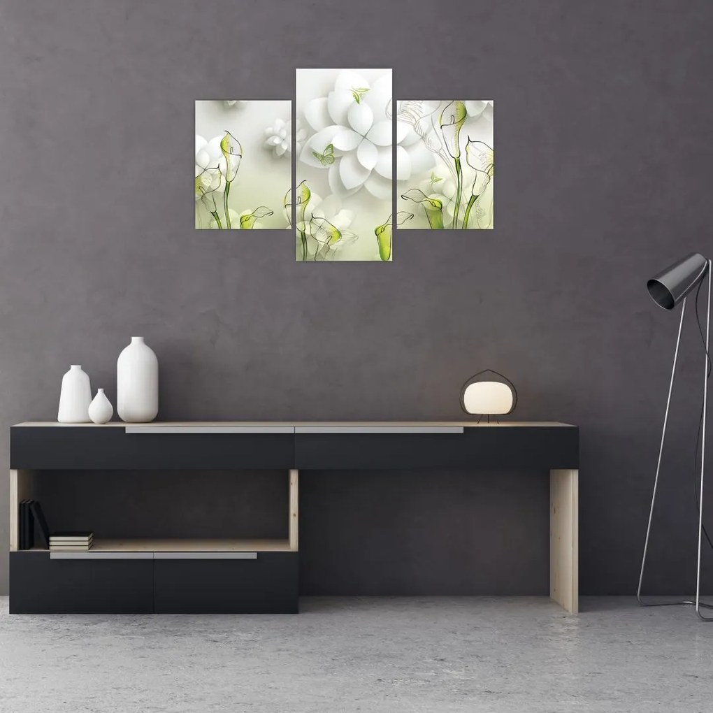 Tablou cu flori (90x60 cm)