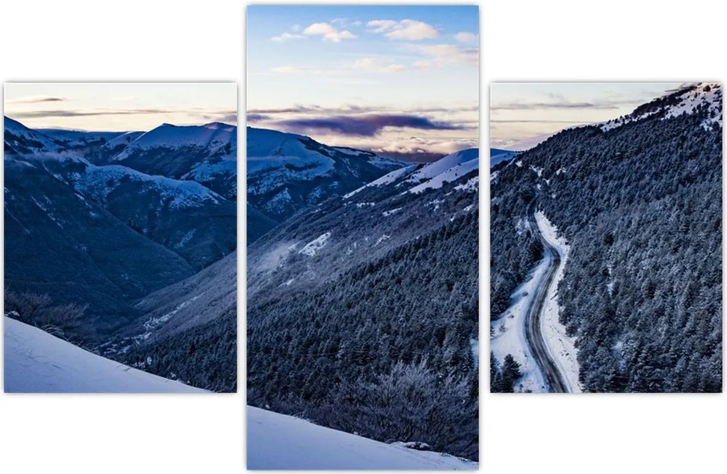 Tablou - Pantă înzăpezită (90x60 cm)