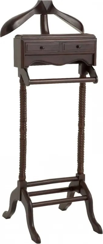 Suport haine design LUX lemn de mahon maro inchis Jaquet