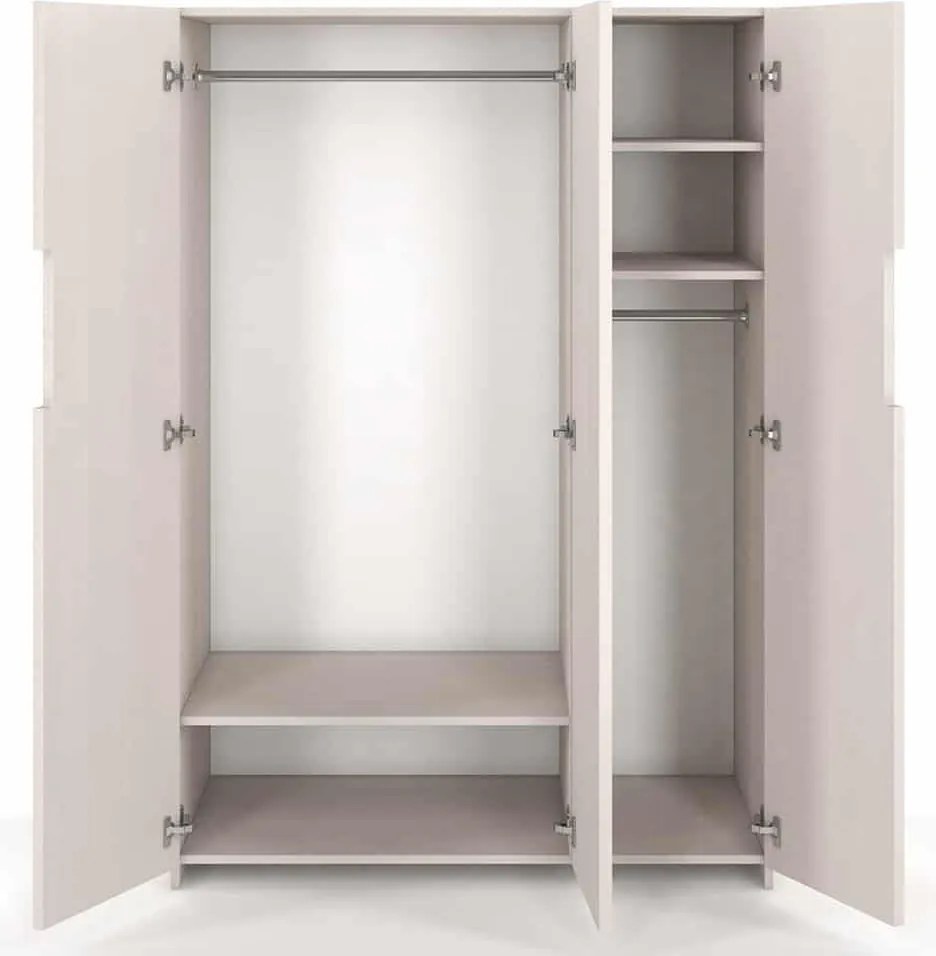 Dulap lemn masiv TerraCraft Fag, 128 × 60 × 180 cm