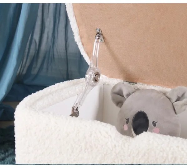 Taburet PIXI, 37 x 61 cm, alb