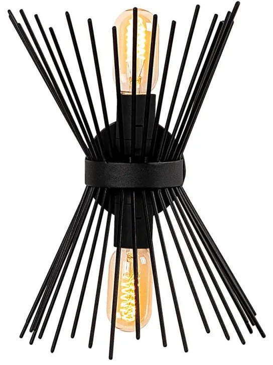 Aplica Elefant 892OPV1203, Metal, 23x16cm, Design elegant, Negru
