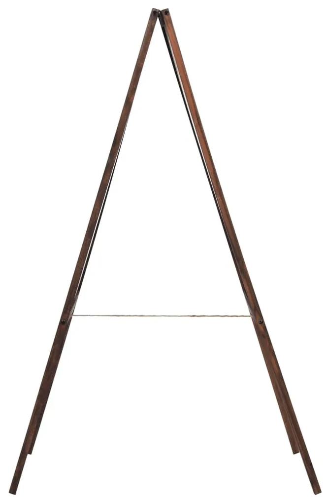 Tabla neagra cu doua fete, lemn cedru, verticala, 60 x 80 cm 60 x 80 cm
