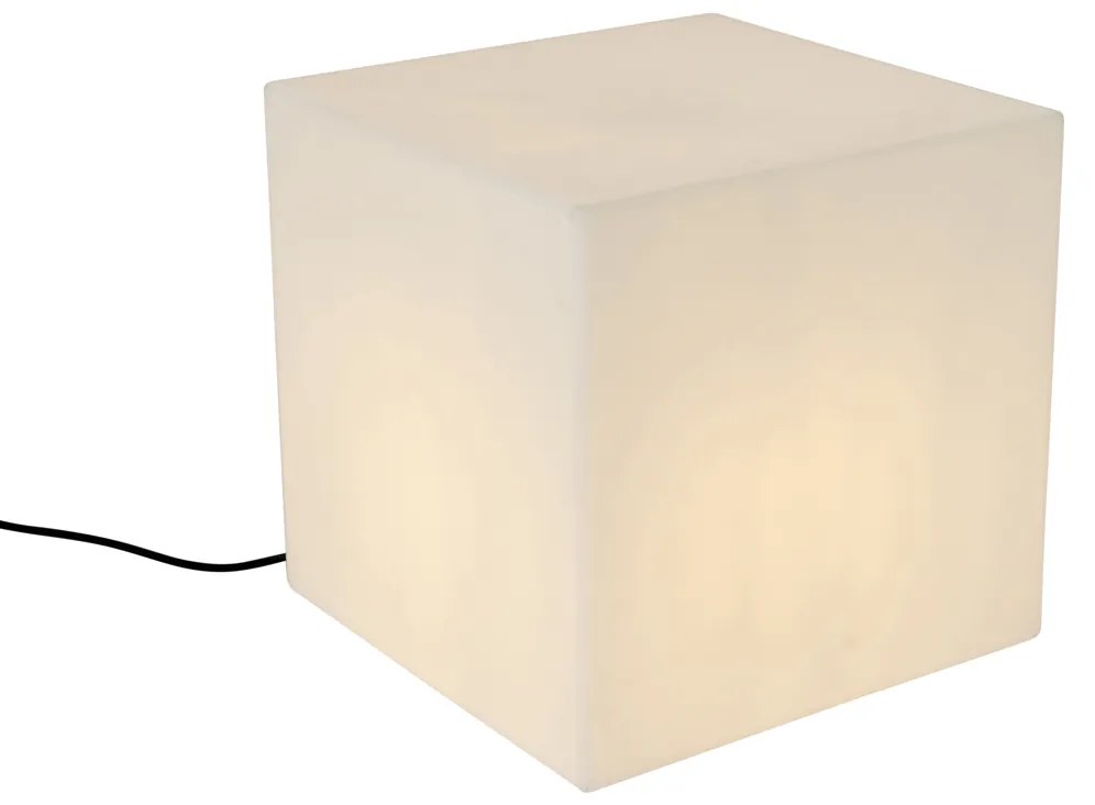 Lampă modernă de exterior albă 38 cm pătrată IP44 - Nura