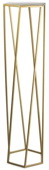 Suport pentru flori 100x24 cm, culoare aurie