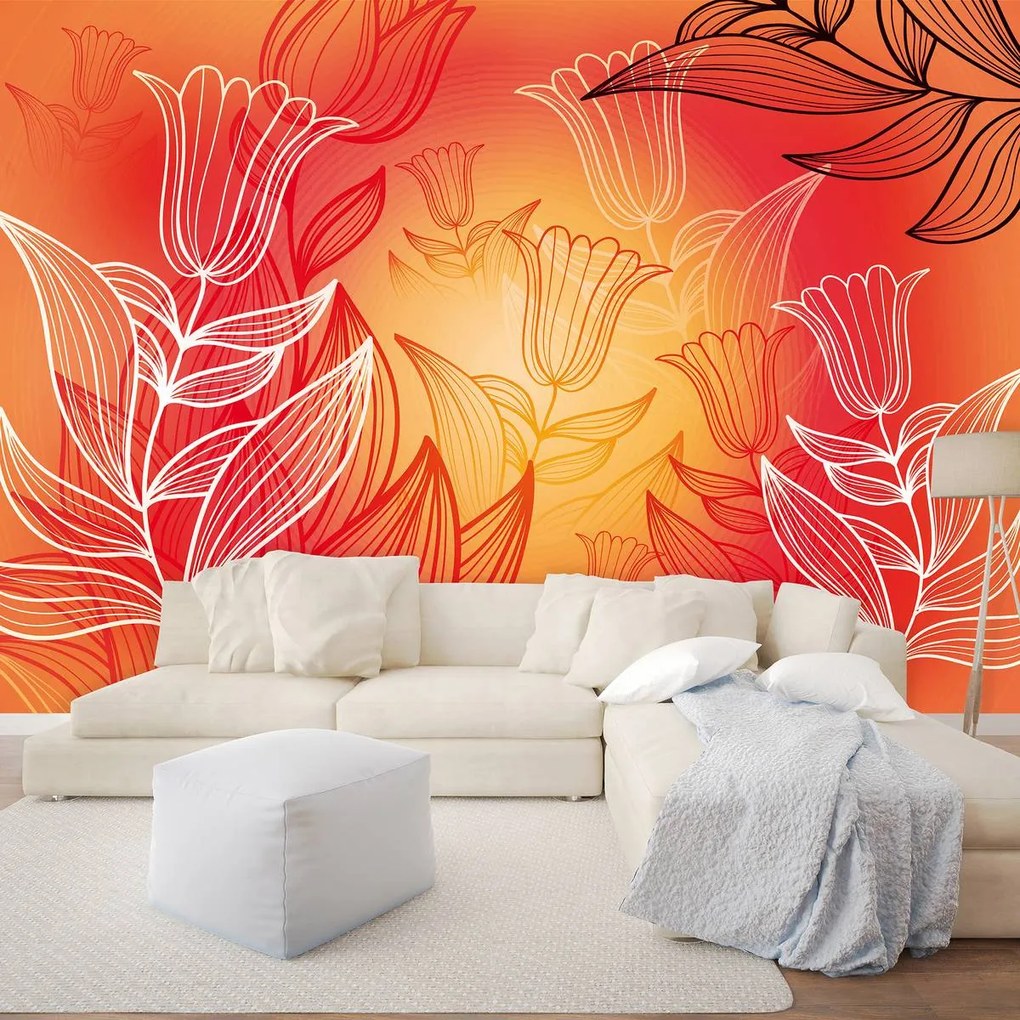 Fototapet - Flori (254x184 cm)