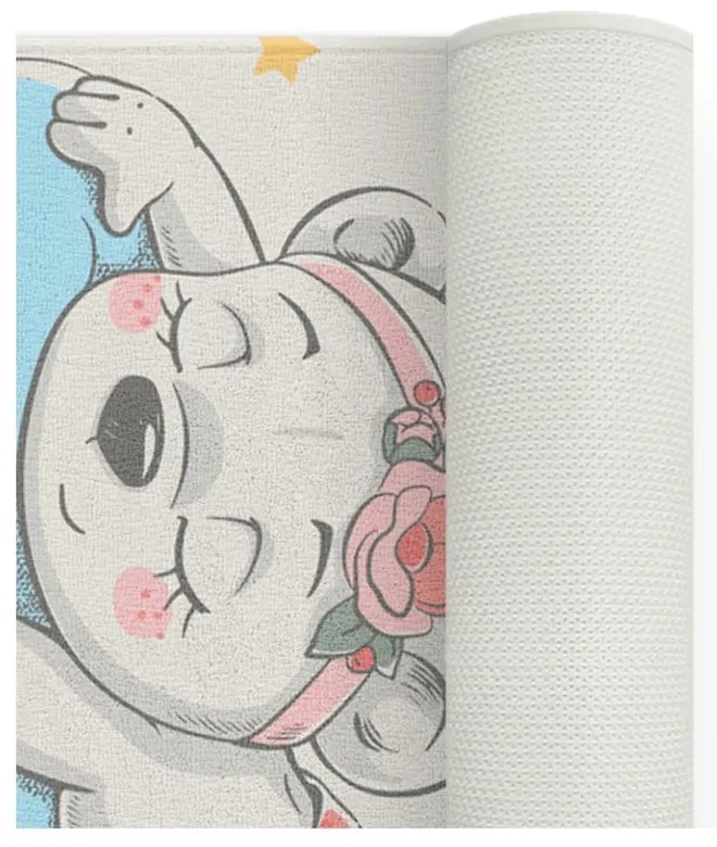 Covor pentru copii alb 100x140 cm Happy Dreams – Oyo Concept