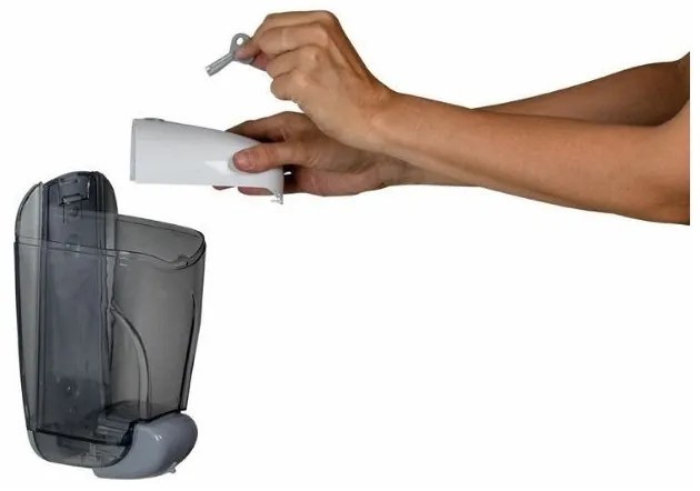Dozator de săpun Rossignol Oleane, 1,5 l, alb