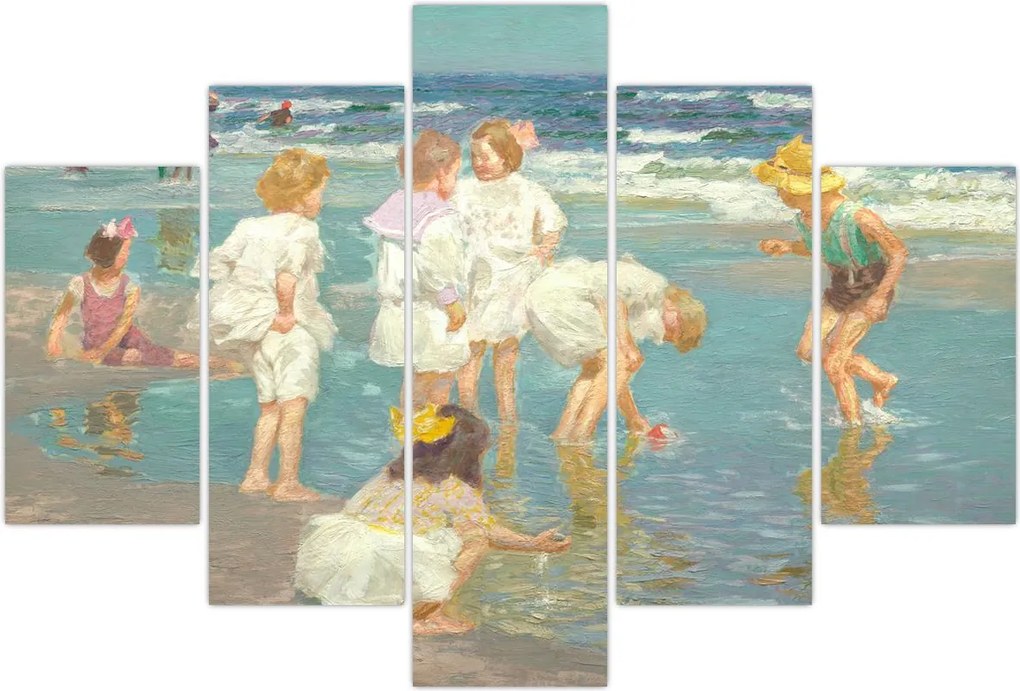 Tablou - Edward Henry Potthast, A Holiday, reproducere (150x105 cm)