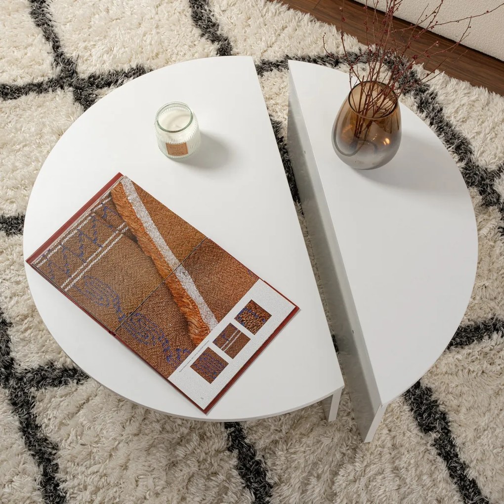 Masă de cafea Orion White