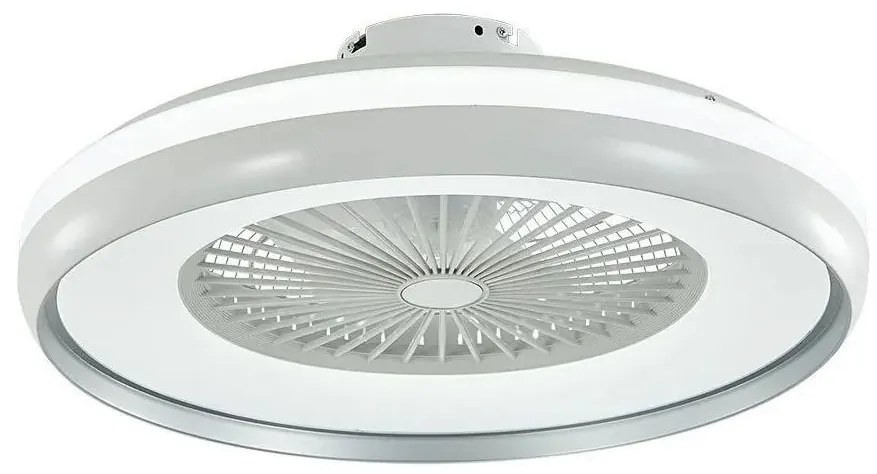 Plafonieră LED cu ventilator LED/45W/230V 3000/4000/6500K gri