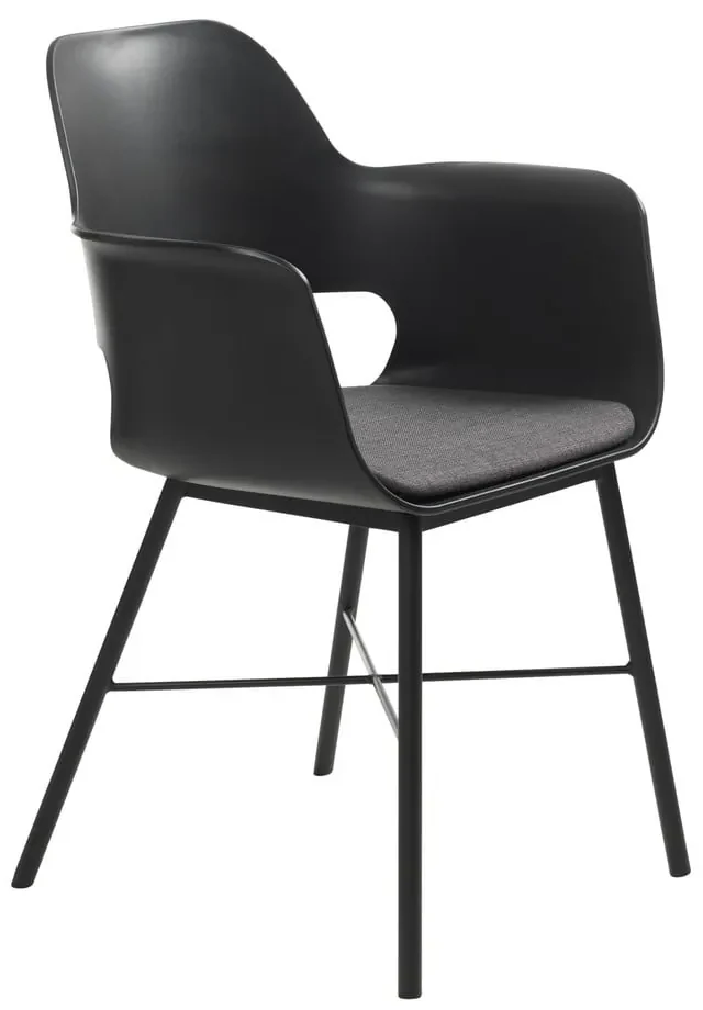 Scaun dining Unique Furniture Wrestler, negru