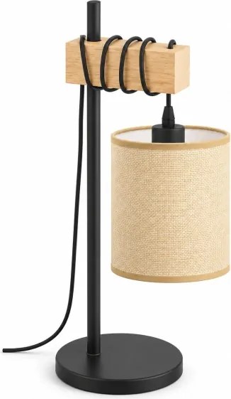 BRILAGI - Lampă de masă NUBILA 1xE27/40W/230V maro/negru/maro deschis