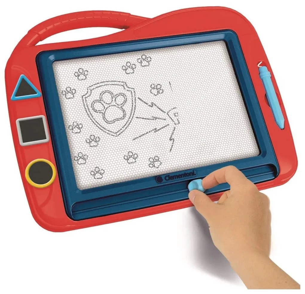 Tablă magnetică de desenat Clementoni Paw Patrol,34 x 47 x 3,5 cm