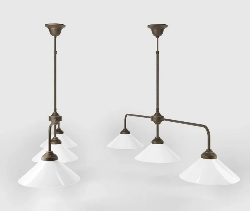 Lustra din alama cu inaltime reglabila Sofia 3L