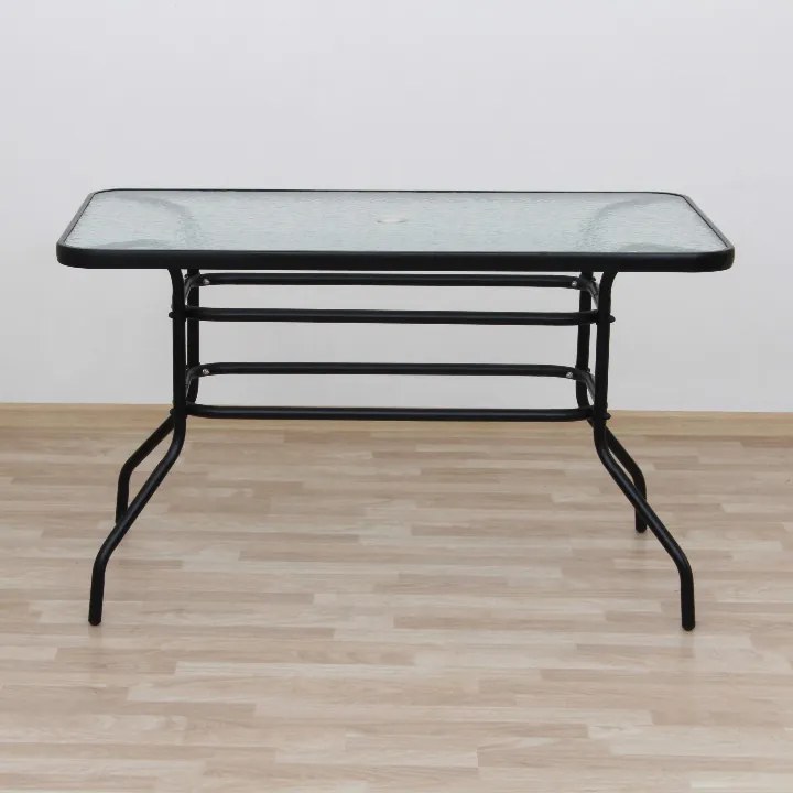 Zondo Masă de grădină Demat (negru). 744491