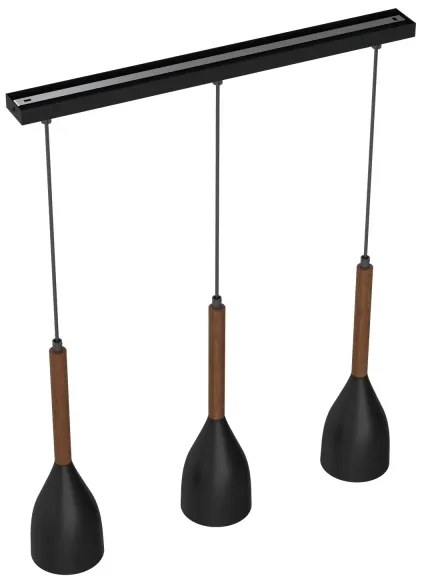 Lustră pe cablu MUZA 3xE27/60W/230V