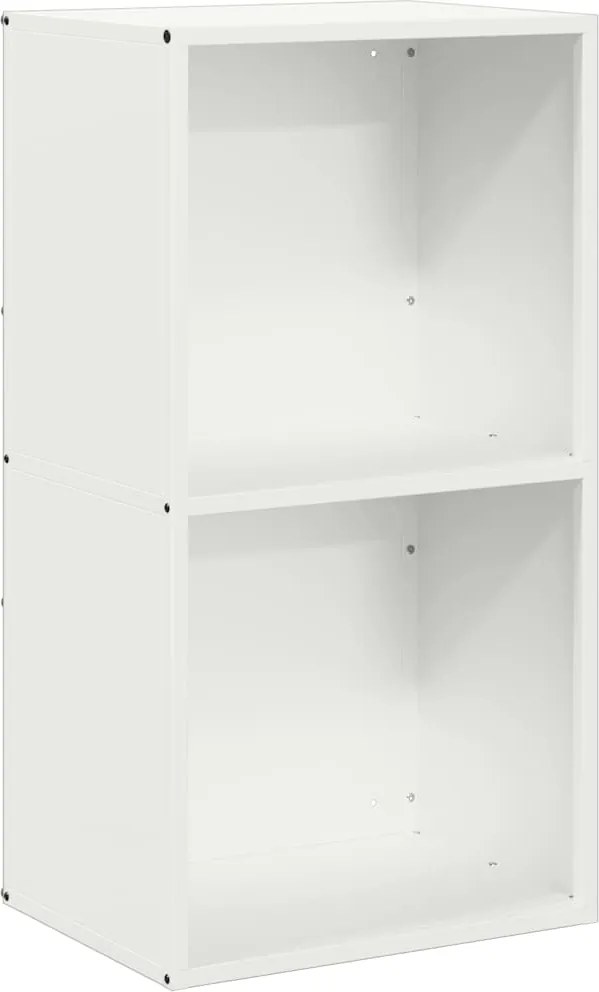 vidaXL Suport pentru lemne de foc alb 40x30x75 cm Oțel laminat la rece