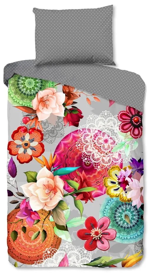 Lenjerie de pat din flanelă pentru pat de o persoană 140x200 cm Isarea – HIP