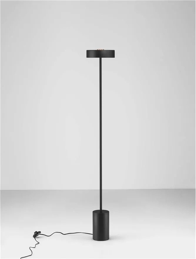 Lampadar/Lampa de podea LED stil minimalist THEA negru