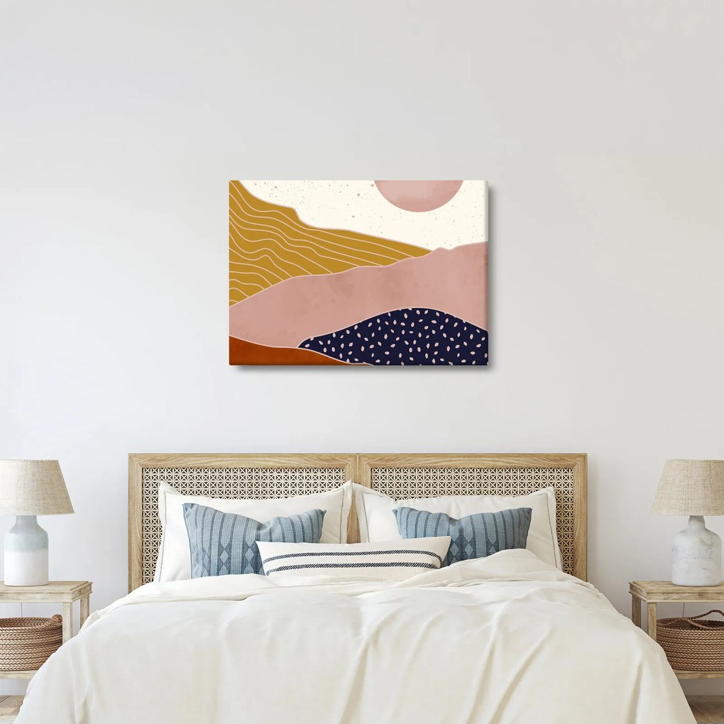 Tablou - Muntele de design Spacefrog N⁰3 (70x50 cm)