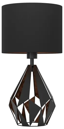 Eglo 43077 - Lampă de masă CARLTON 1xE27/60W/230V