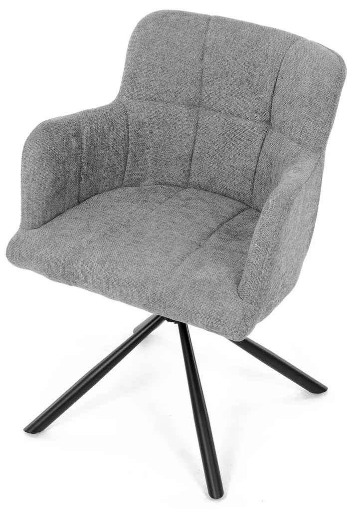 Set de scaune de sufragerie cu mecanism deîntoarcere DCH-T1122 GREY2, 2 buc.