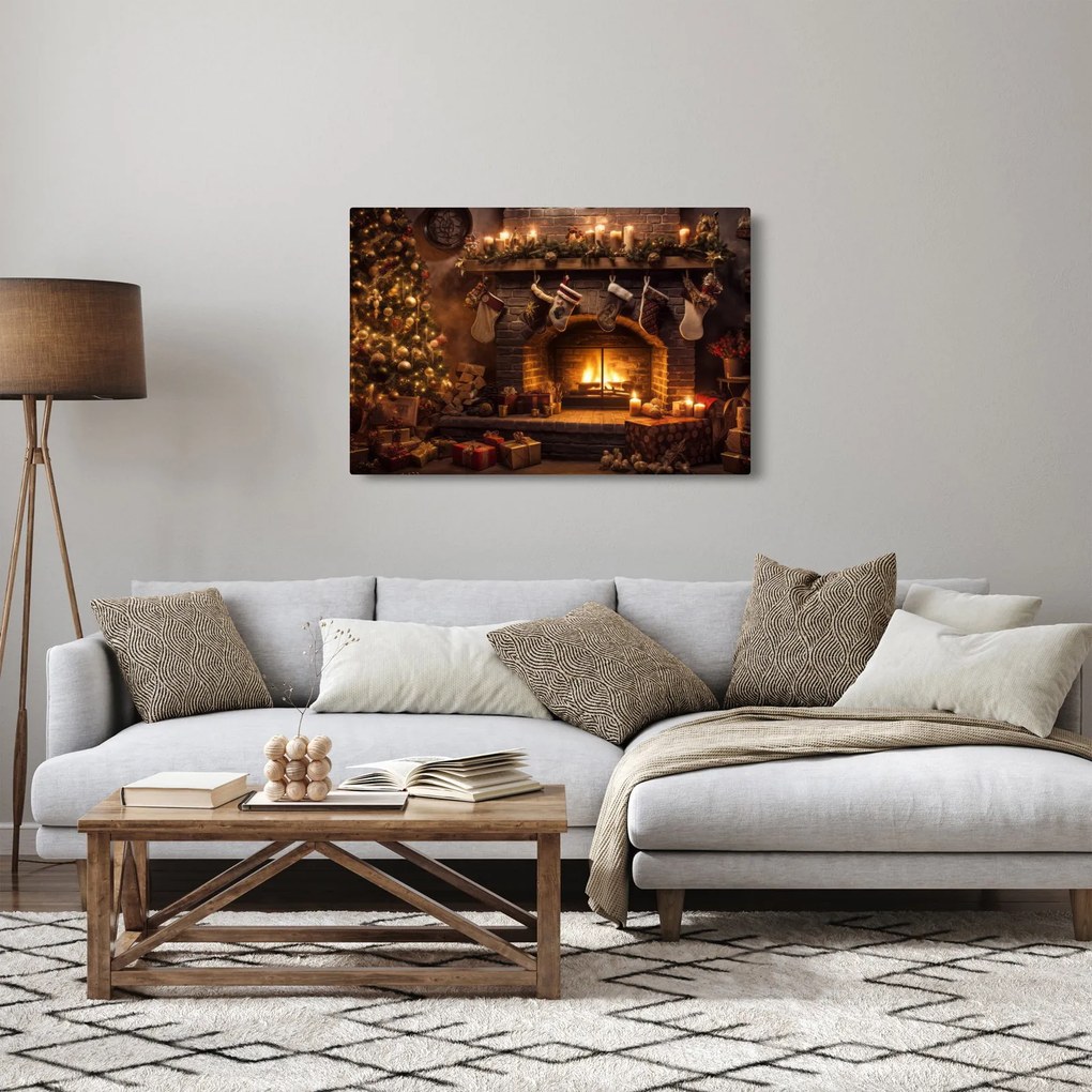 Tablou - Atmosfera de Crăciun (90x60 cm)