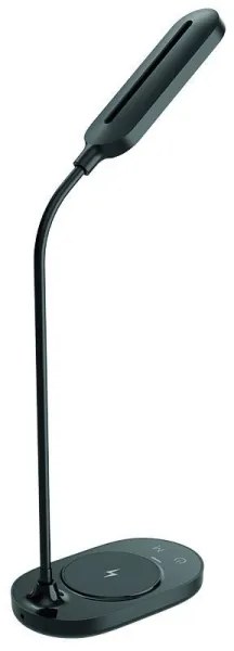 Lampă LED dimabilă tactilă cu încărcare fără fir OCTAVIA LED/7W/230V neagră