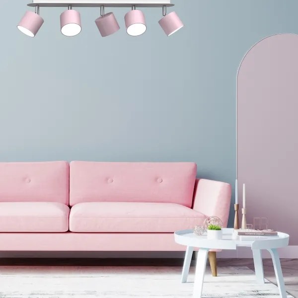 Spot DIXIE 5xGX53/11W/230V roz