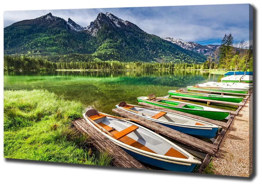 Print pe pânză Barci pe lac