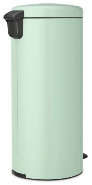 Cos de gunoi cu pedala Brabantia NewIcon 1008851, 30 L, Inchidere usoara, Baza antiderapanta, Verde deschis