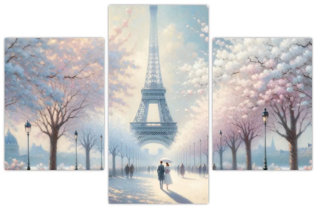 Tablou - Pictură din Paris (90x60 cm)